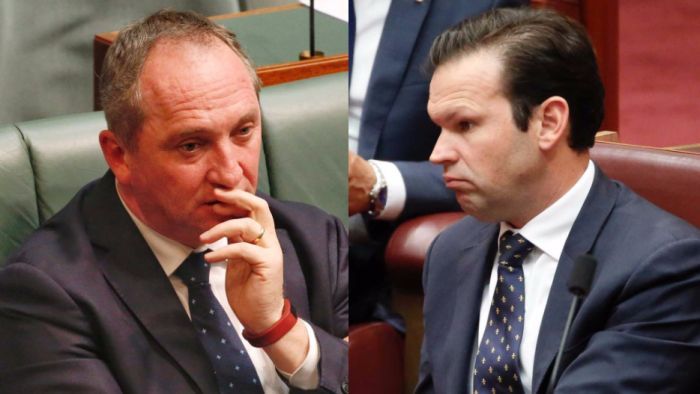 Matt Canavan to support Barnaby Joyce for Nationals leadership