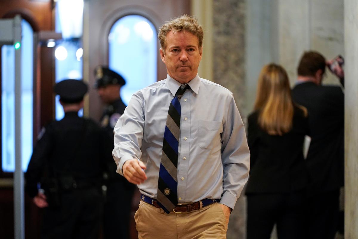 Republican Rand Paul names supposed ‘whistleblower’ in the Senate