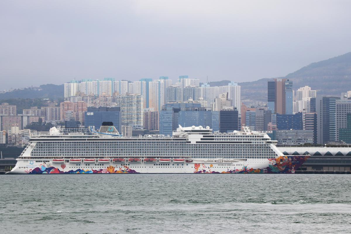 Thousands held on cruise ship in Hong Kong as authorities check for virus