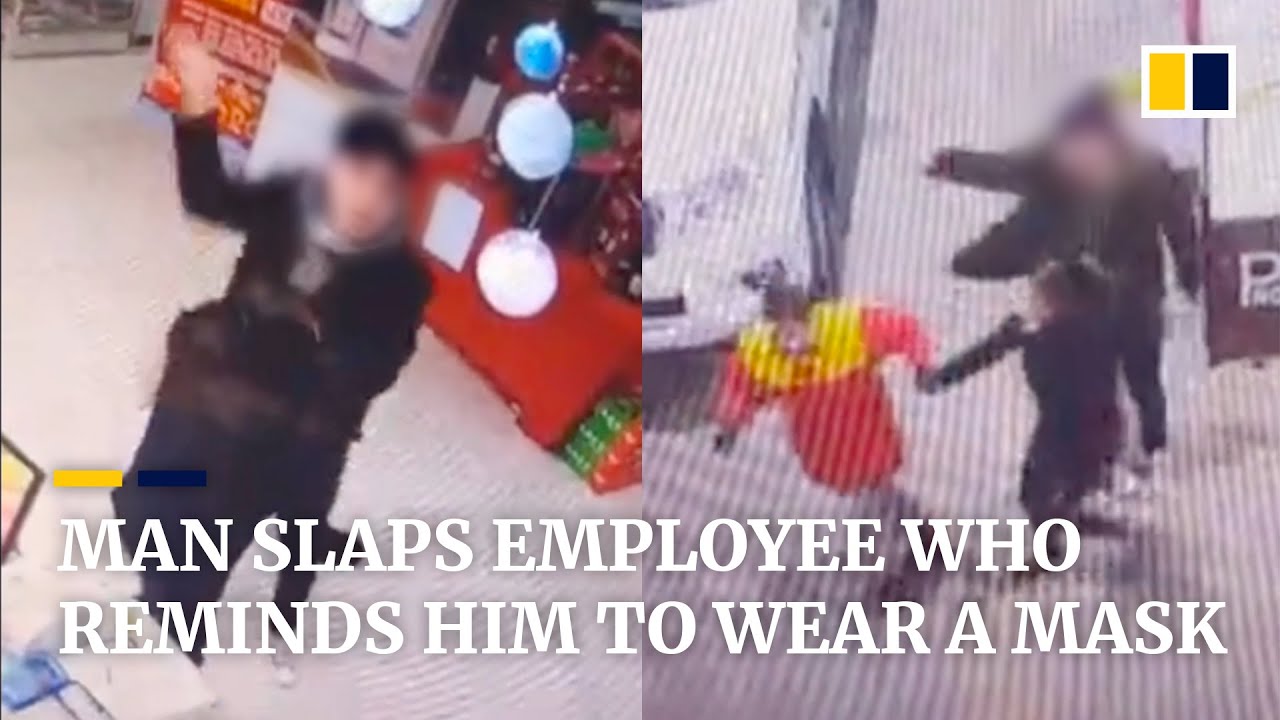 Coronavirus: Man in China slaps filling station worker who advises him to use a mask