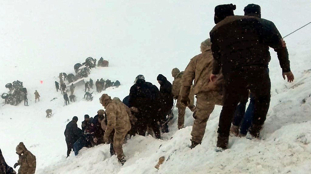 Turkey avalanche rescue operation put on hold