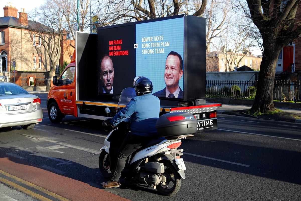 Irish vote might end Varadkar’s spell as PM as Sinn Fein surges