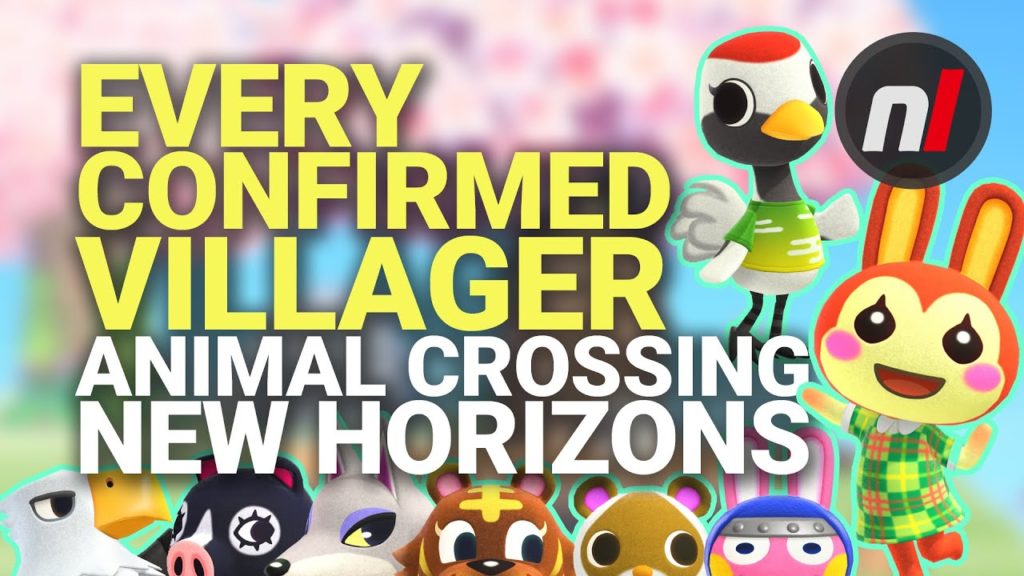 Every Villager & Character Confirmed for Animal Crossing: New Horizons ...