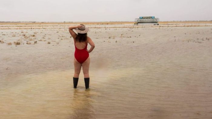 Outback Queensland town receives most rain since records began