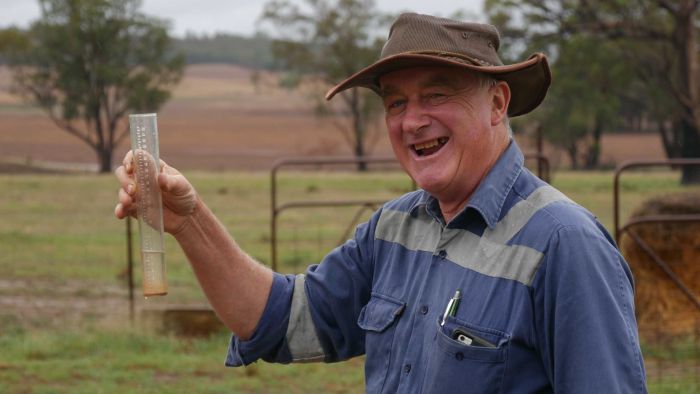 ‘It’s simply best’: Prevalent rains in western NSW gives farmers hope