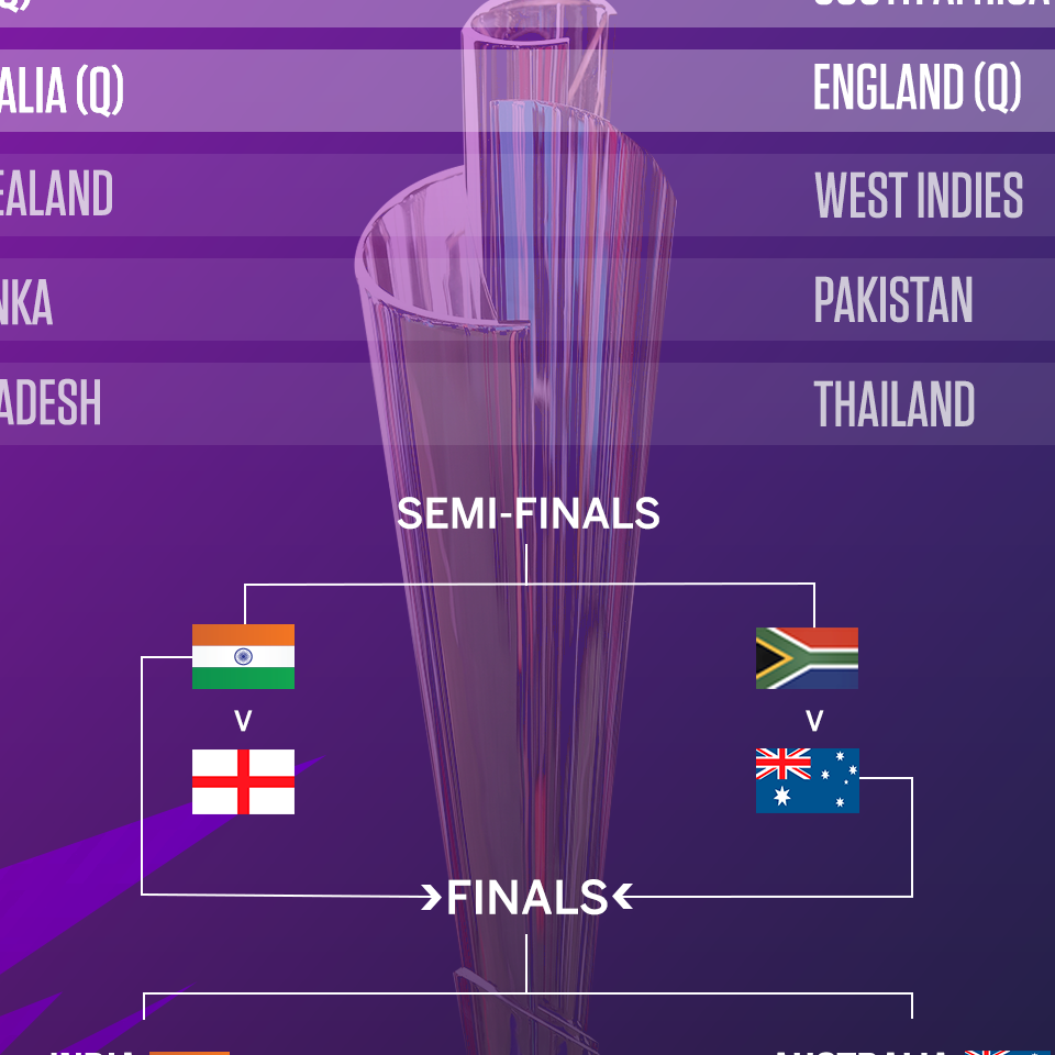 How Australia and India made their way to the MCG final