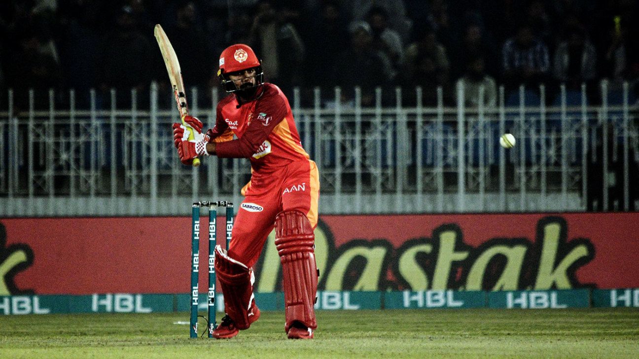 Shadab Khan’s form returns in the PSL, but this time with the bat