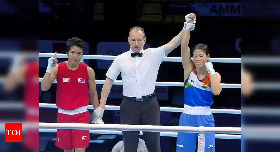 Six-time world champion Mary Kom receives Tokyo Olympics