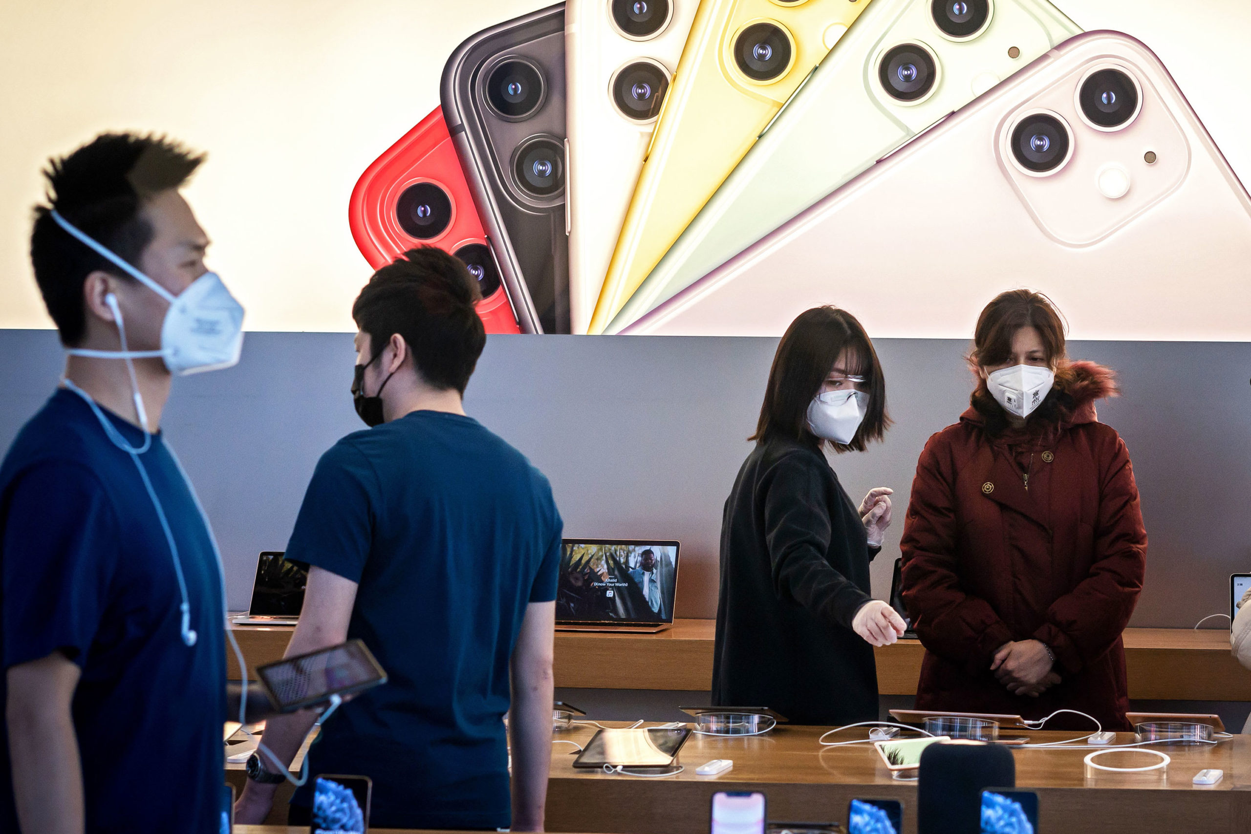 All but four of Apple’s stores in mainland China have reopened after coronavirus shutdown