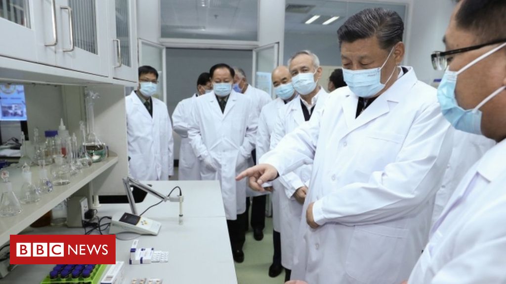 Chinese president visits coronavirus epicentre