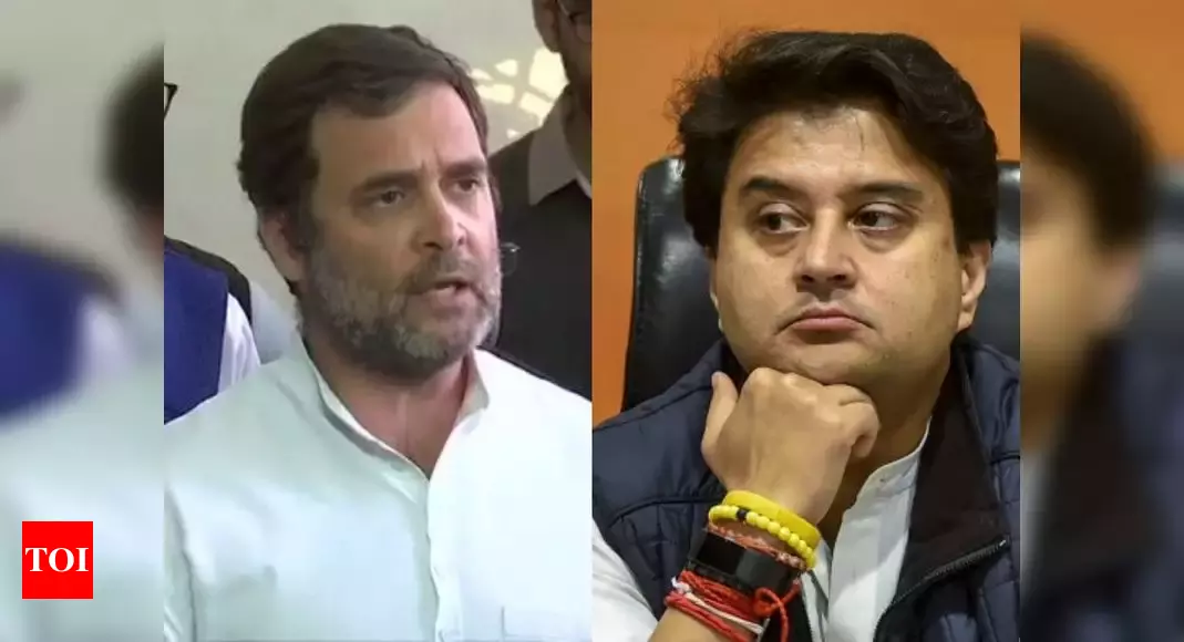 Scindia abandoned his ideology as he was apprehensive about his political future: Rahul Gandhi