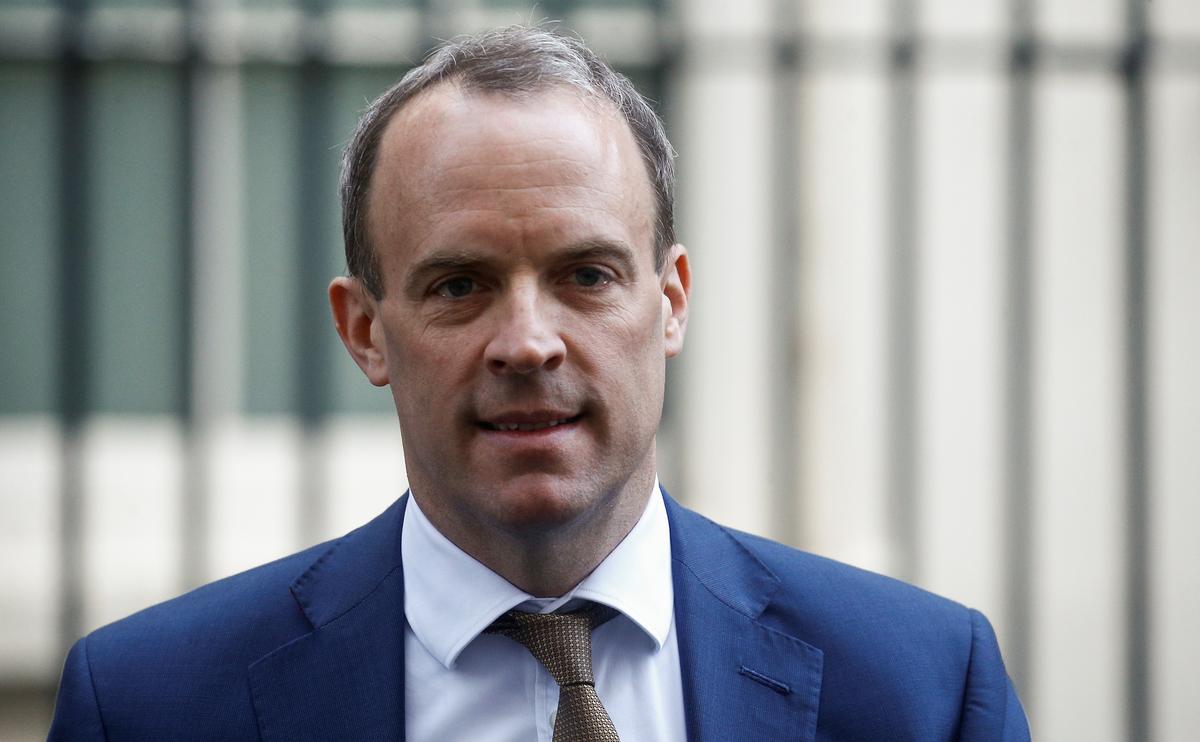 UK foreign minister Raab praises response to Iraq attack