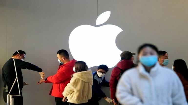 Apple says reopening all its branded stores in China