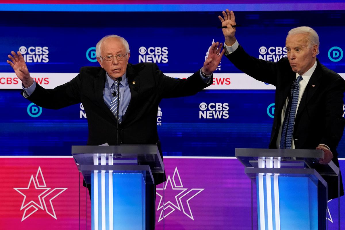 Amid coronavirus crisis, Biden and Sanders go head-to-head in Democratic debate