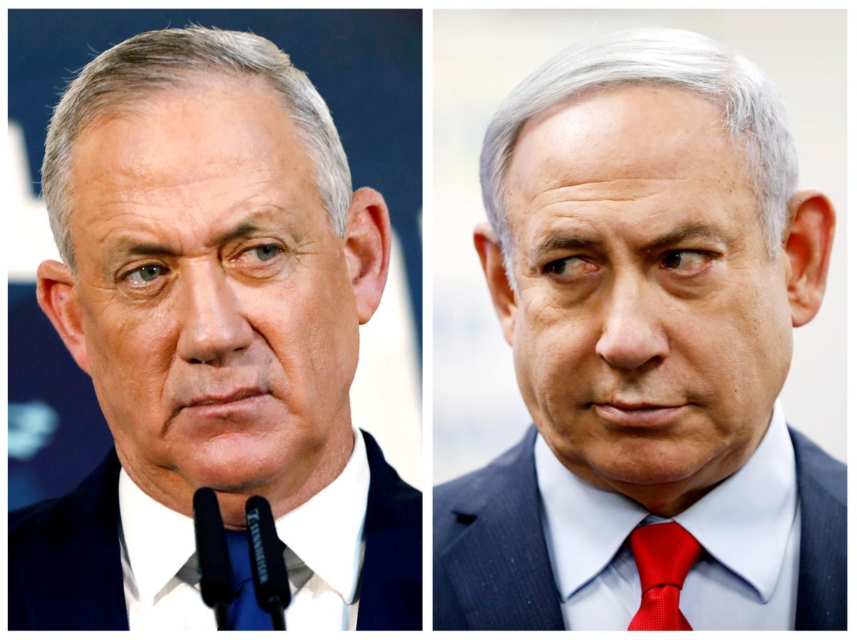 Israel’s president to ask Netanyahu competing Benny Gantz to form government