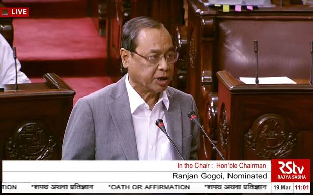 Parliament proceedings | Former CJI Ranjan Gogoi takes oath as Rajya Sabha member