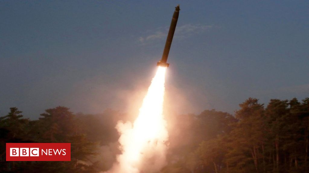 North Korea fires projectiles into sea