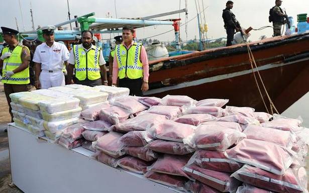 Seizure of Afghan meth on high seas sets off issue