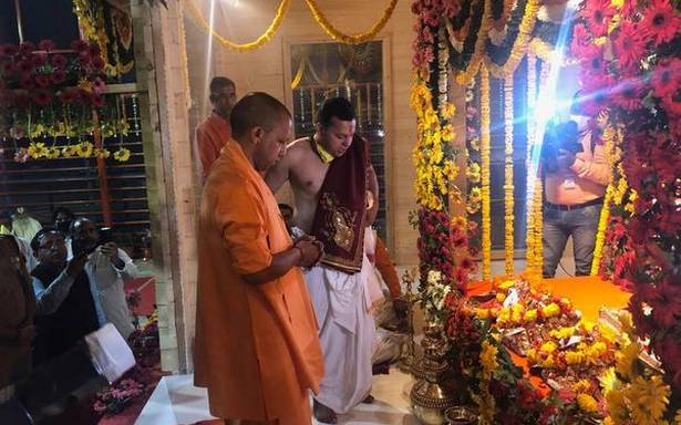 U.P. Chief Minister Adityanath shifts Ram idol amidst lockdown