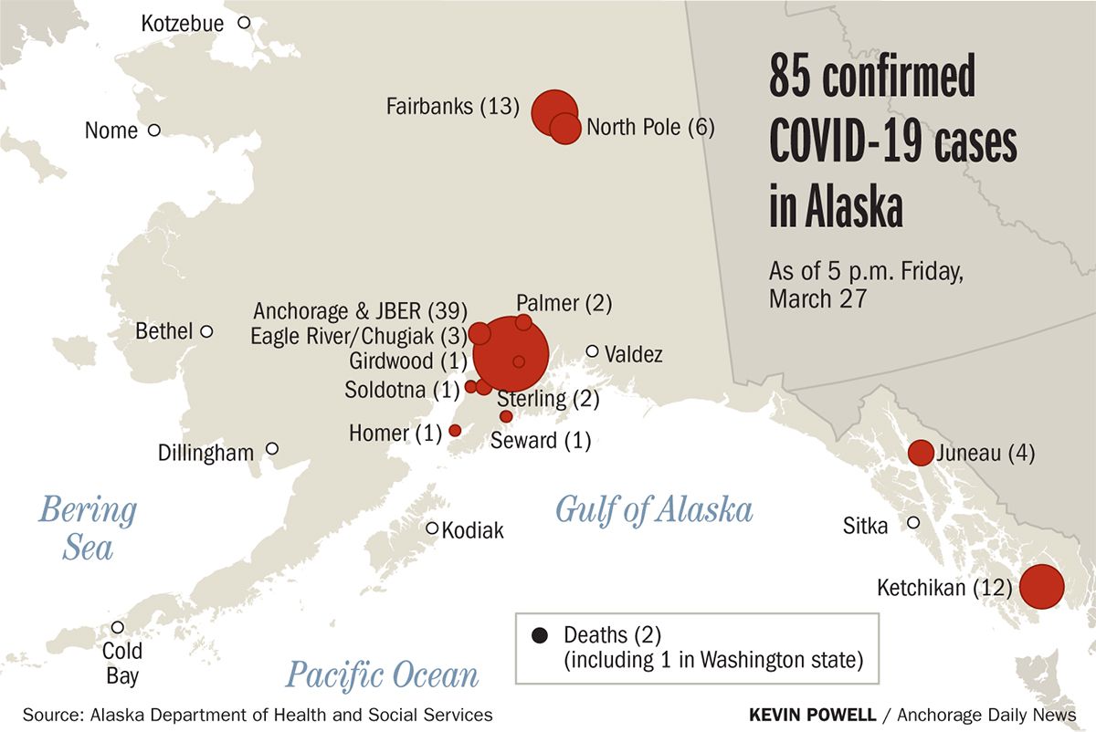 Statewide shelter in place, travel ban ordered as Alaska sees first in-state COVID-19 death