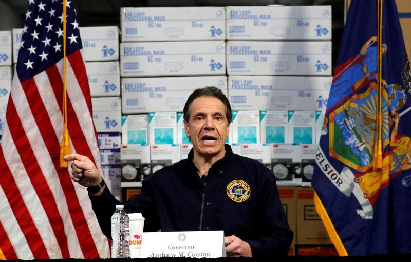 New york city’s Cuomo postpones main election as coronavirus cases keep growing