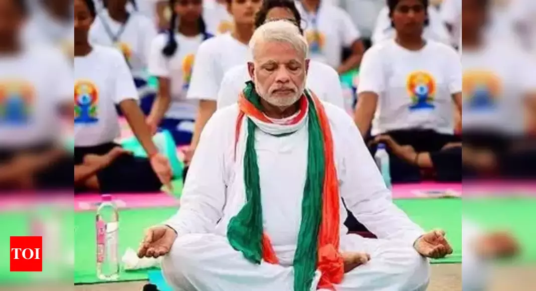 PM Modi shares 3D animated videos of him practising yoga