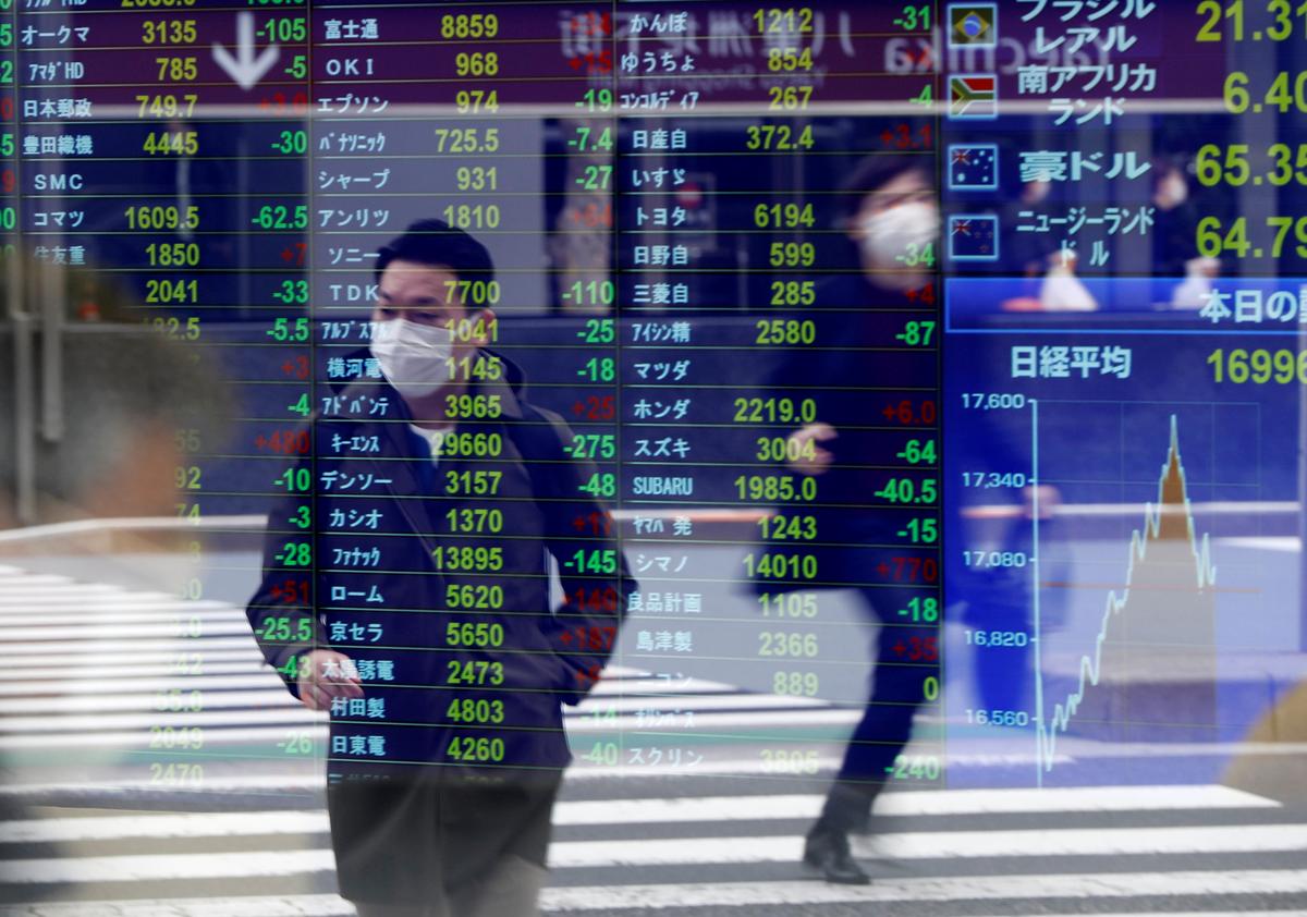 Asian stocks slip as virus fears deepen ahead of U.S. jobs information