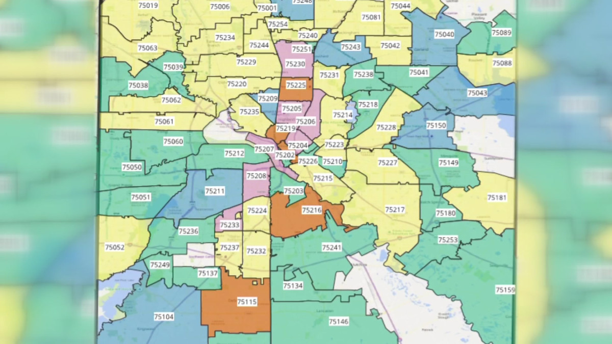 Dallas County Coronavirus Count by Zip Code -Fort Worth