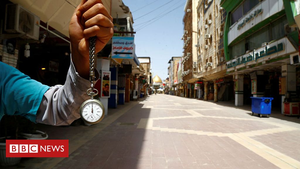 Deserted streets at high noon around the globe