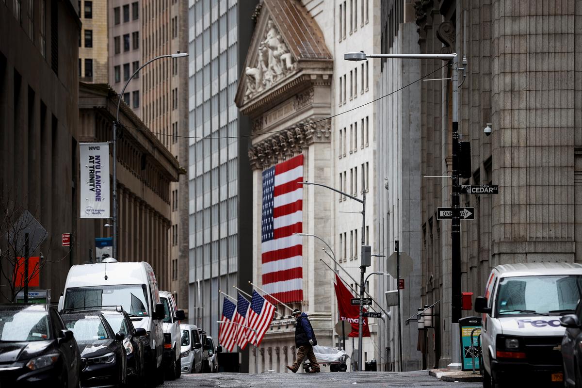 Wall Street soars on hopes of slowing coronavirus deaths