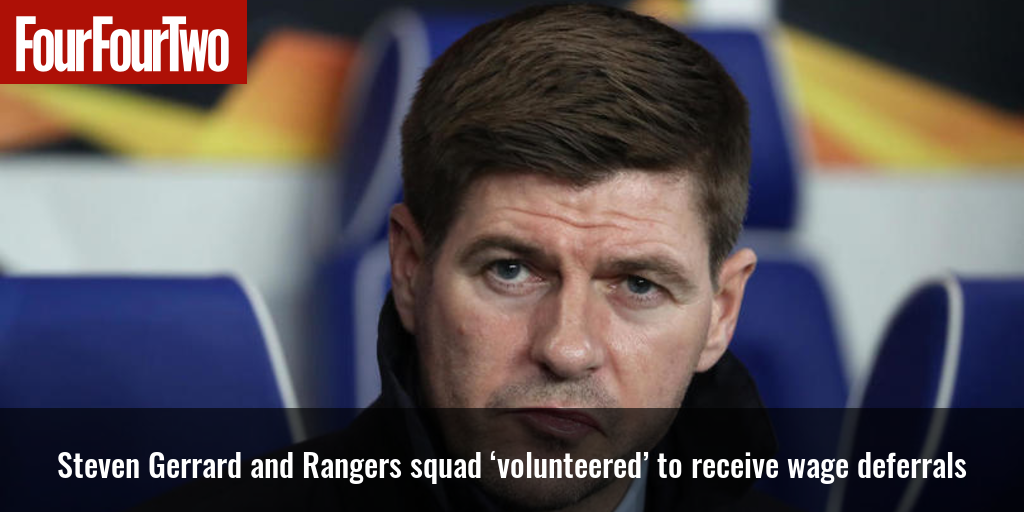 Steven Gerrard and Rangers squad ‘volunteered’ to get wage deferments