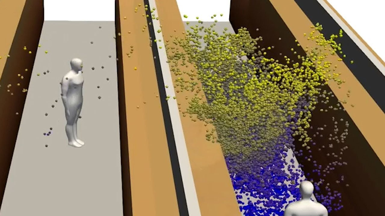 3D design shows how an indoor cough can spread a ‘cloud’ of coronavirus