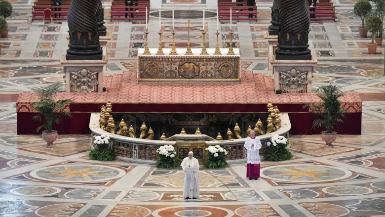 Pope holds solitary Easter Mass, calls COVID-19 pandemic an ‘epochal challenge’ | CBC News