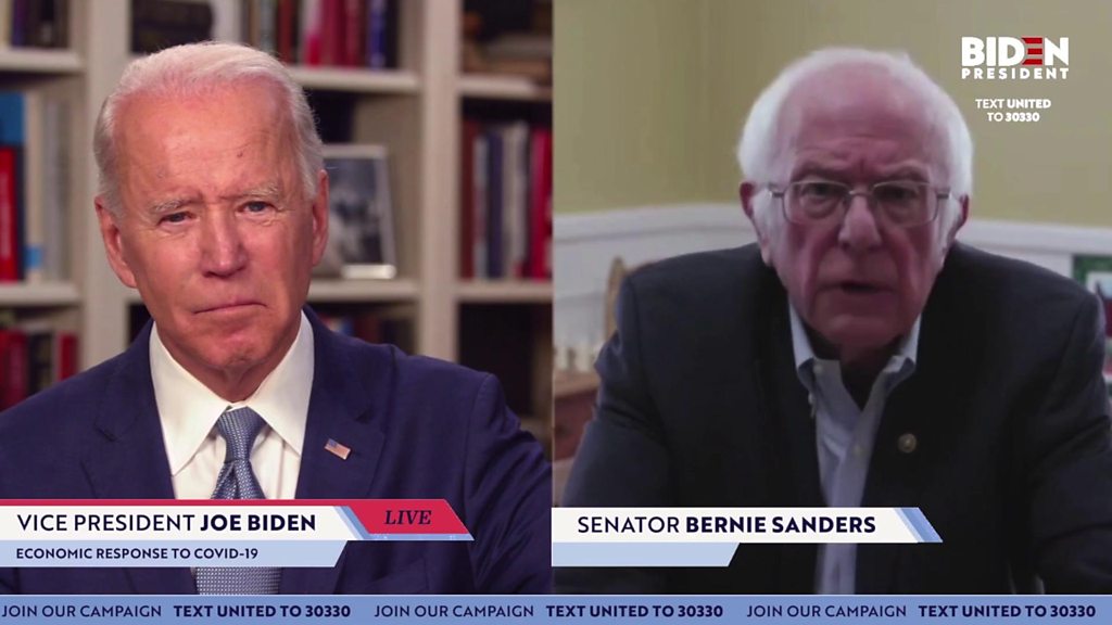 Bernie Sanders backs Joe Biden for president