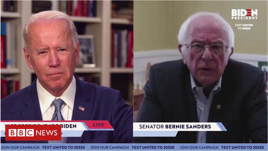 Sanders backs Biden for United States president