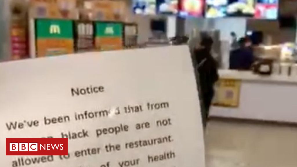 McDonalds in China sorry for ban on black people