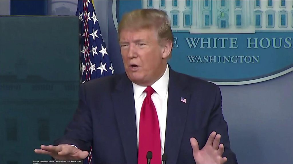 Trump berates media at jaw-dropping instruction