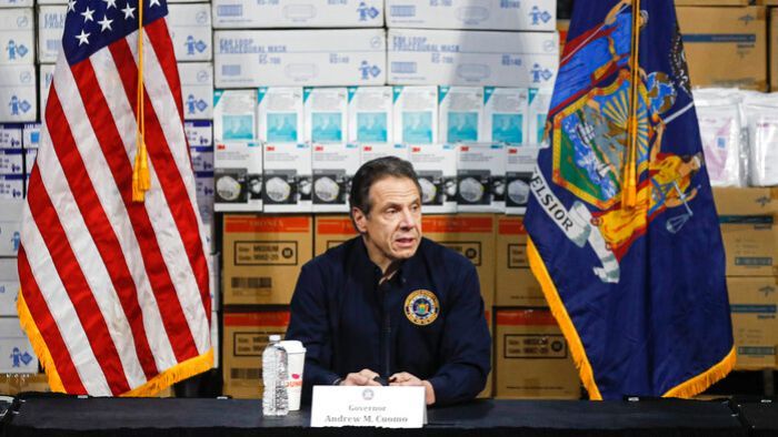 Coronavirus upgrade: Trump ‘does not have total authority’ says defiant Cuomo