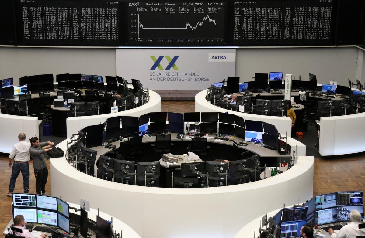 Global shares dip as dire warnings for global economy weigh