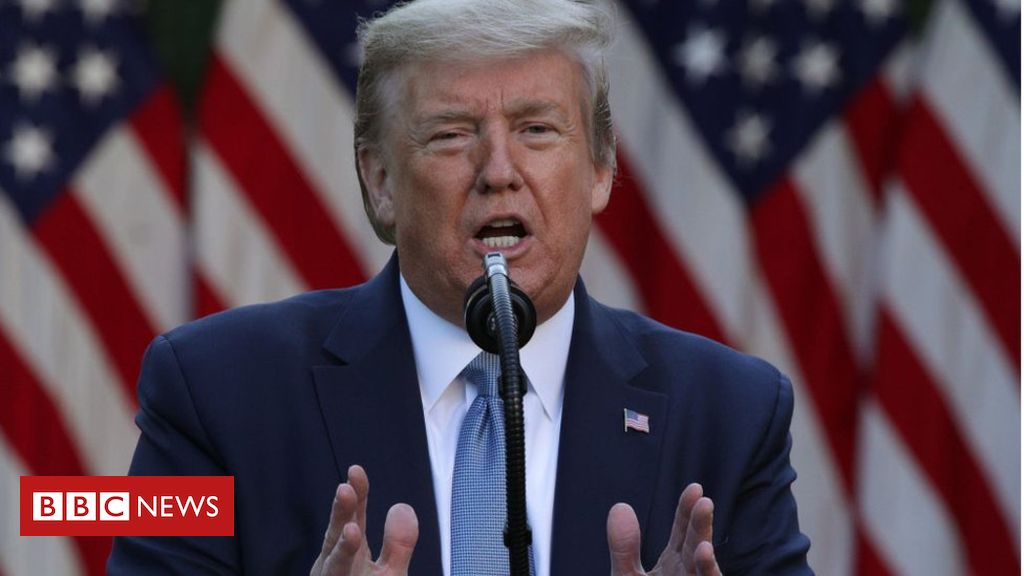 Trump says virus has ‘passed the peak’ in US