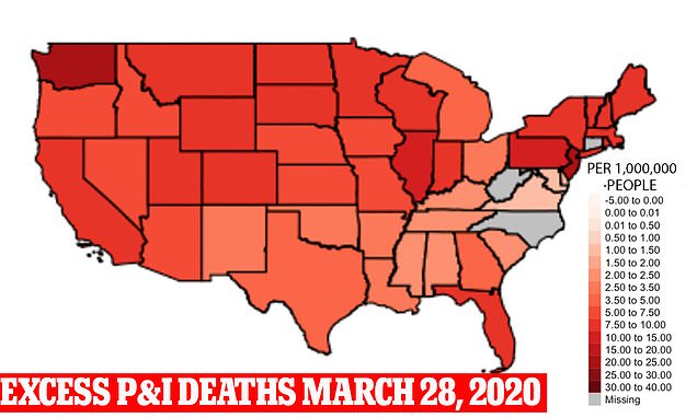 15,000 ‘excess deaths’ in the US suggest that a lot more passed away of COVID