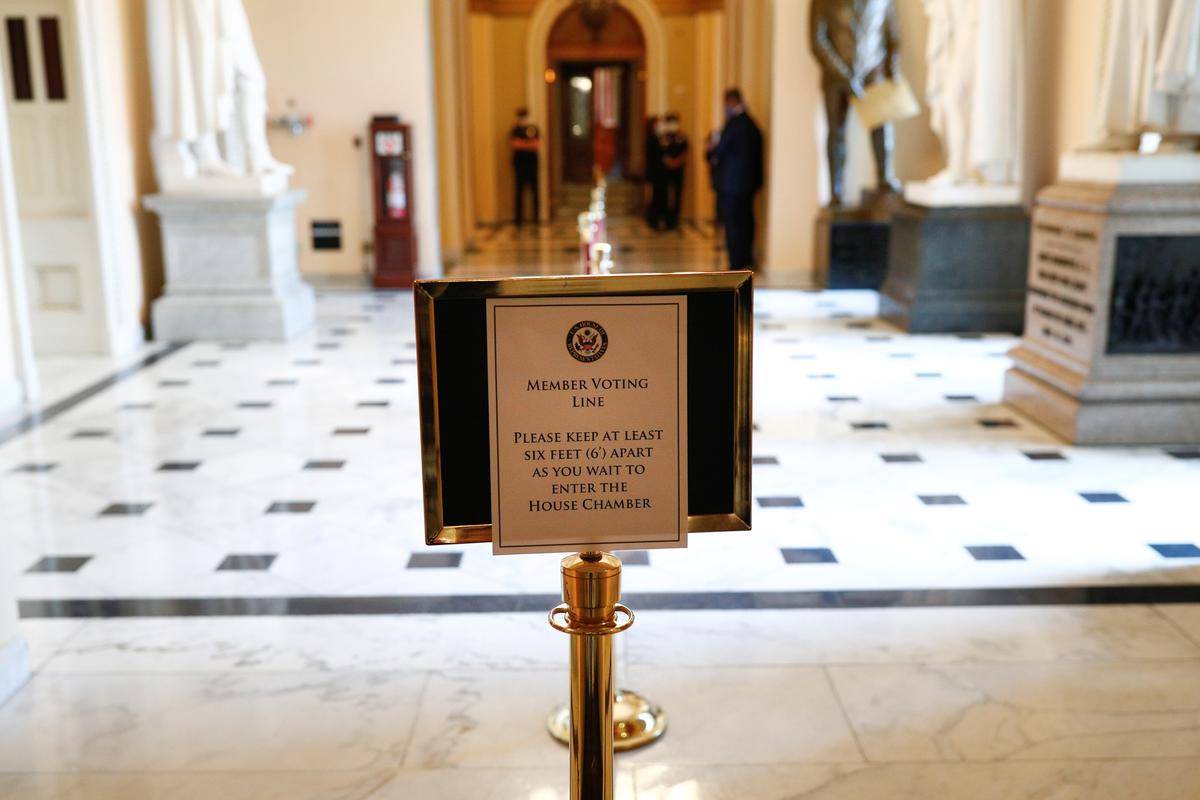 U.S. House will not return next week after all, due to coronavirus risk