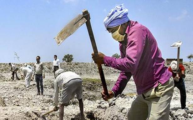 Only 30 lakh found MGNREGA operate in April