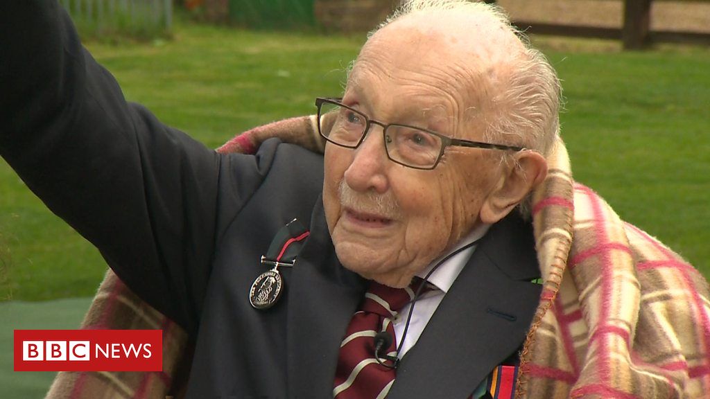 Captain Tom celebrates 100th birthday