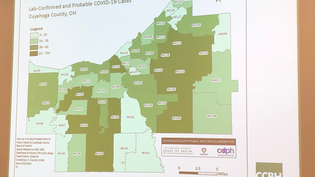 Cuyahoga County zip code information shows more infections ‘all over’