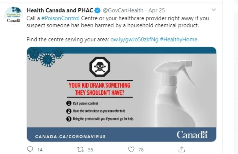 Cleaning-related poisonings have jumped during COVID-19 crisis. Here’s how to disinfect safely | CBC News