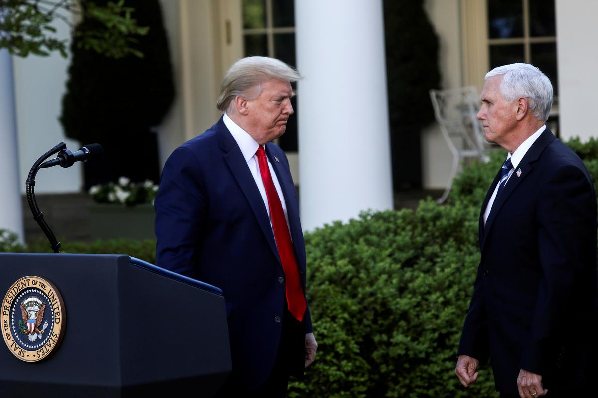 No plans to separate Trump, Pence despite White House coronavirus cases: source