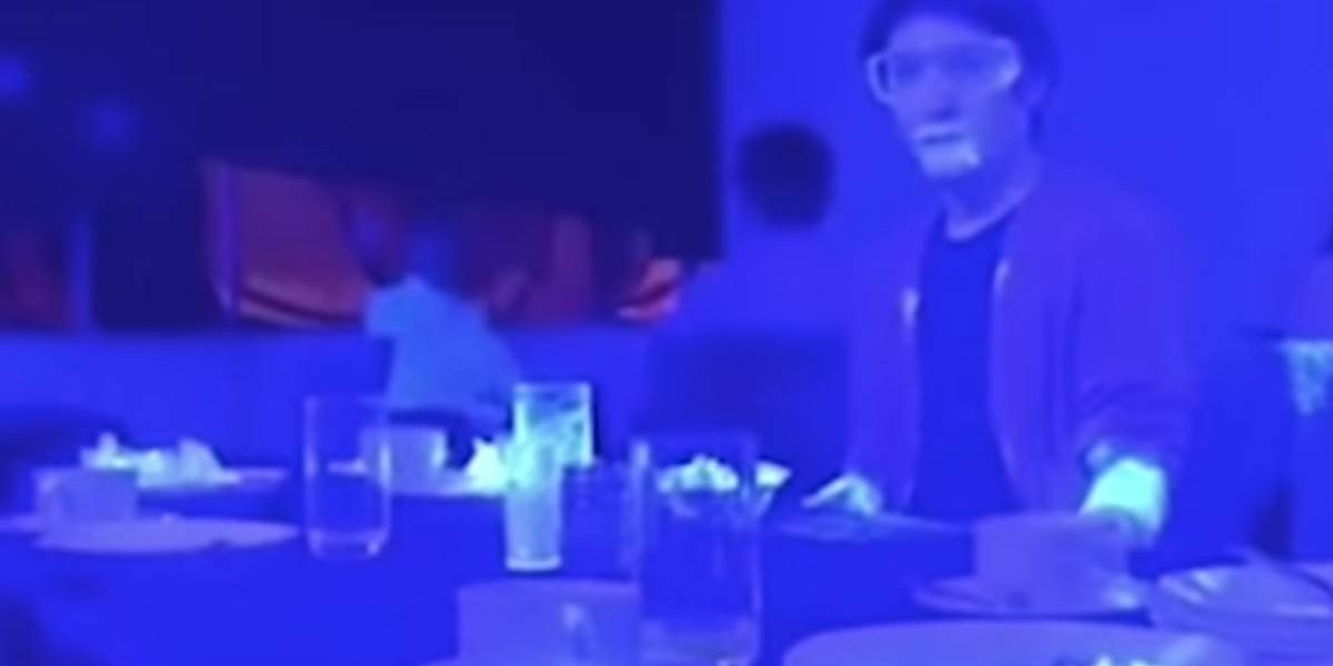 Mind-blowing black light experiment shows how easily COVID-19 can spread in a restaurant