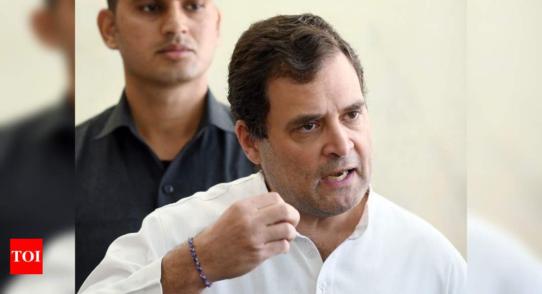 Stop acting like money lending institution, provide cash instead of credit: Rahul Gandhi to Centre