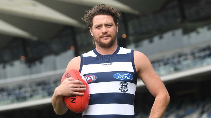 Geelong’s Jack Steven continues recovery in hospital after suffering chest wound